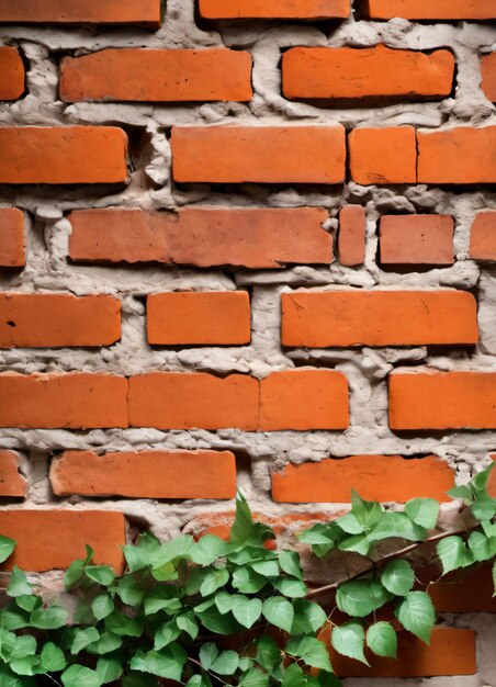 Foto muro di mattoni e priorità bassa di struttura della vite