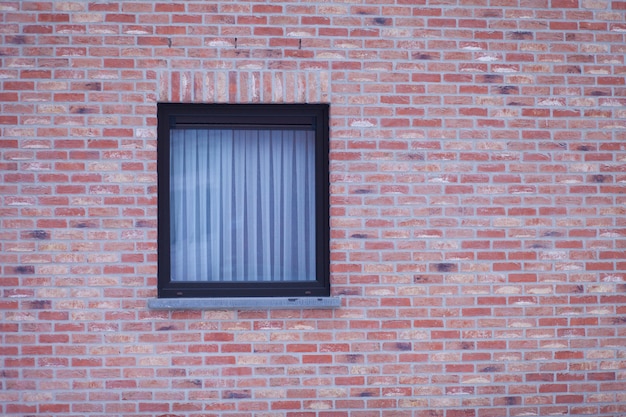 Photo brick wall with window