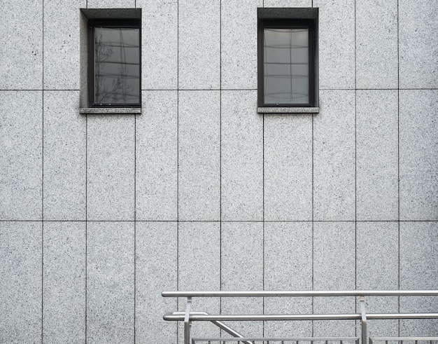 Photo brick wall with windows