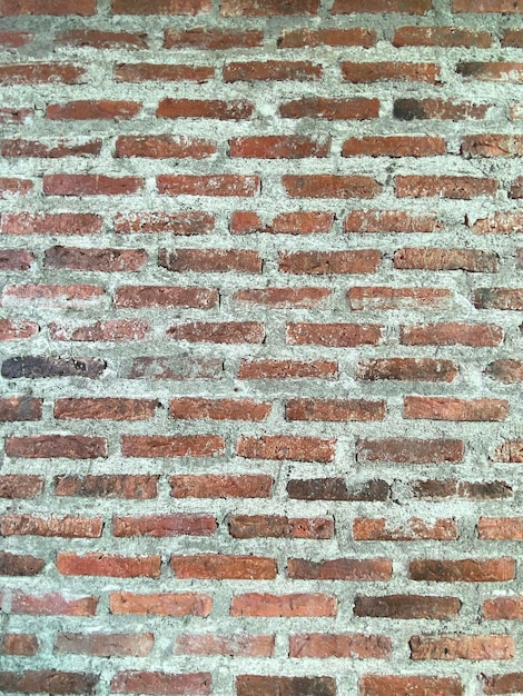 " on it "이라는 단어가 있는 벽돌 벽