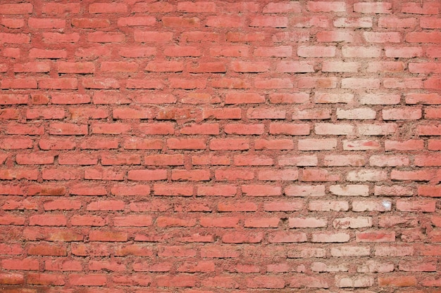 Brick wall and wooden floor