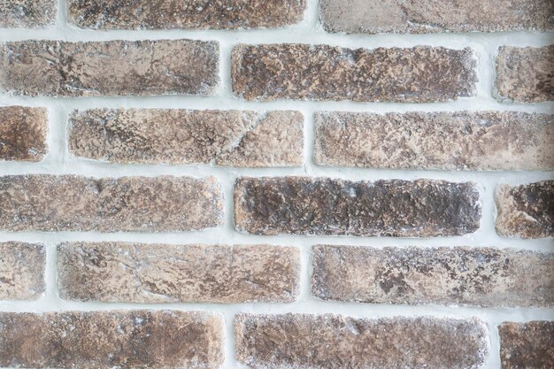 Photo bricks wall texture brown color hues