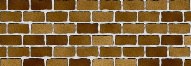 Brickwork texture illustration panorama