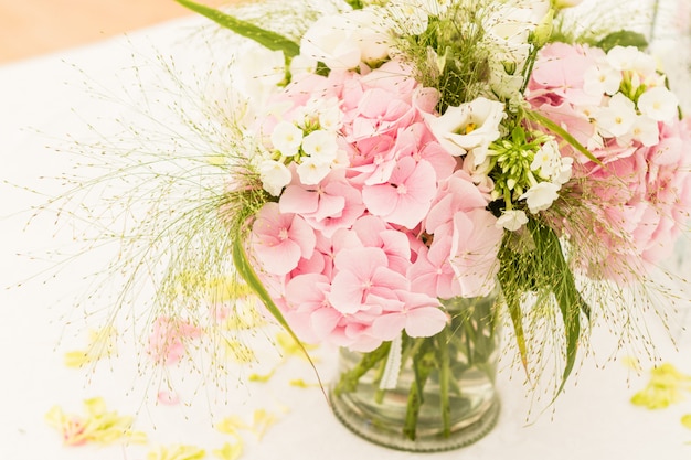 Bridal bouquet the day of the wedding