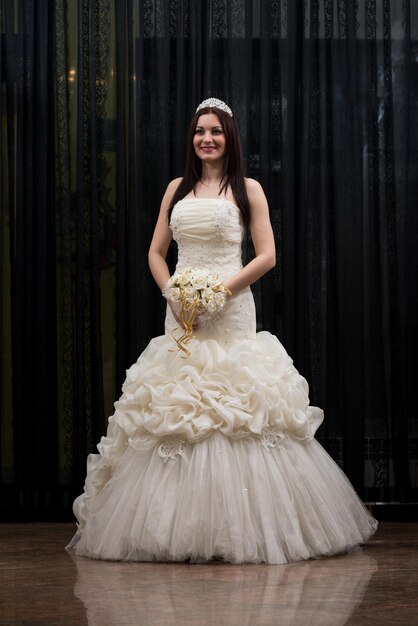 Bridal Portrait Of A Beautiful Model