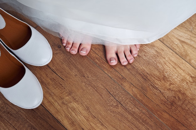 Photo bridal's feet