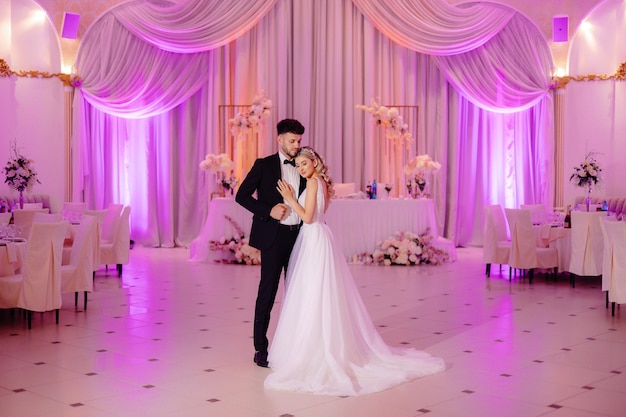 bride and groom portrait