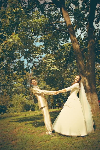 Bride and groom