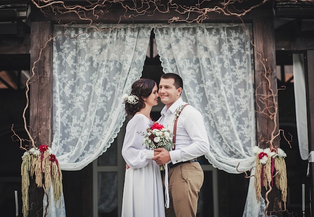 Bride and groom