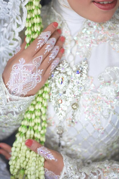 Bride henna carved beautiful and unique at brides hand