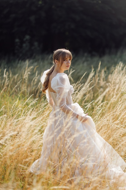 Bride in the nature