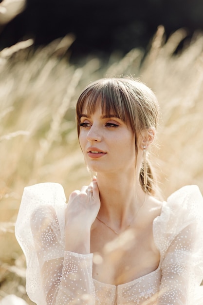 Bride in the nature