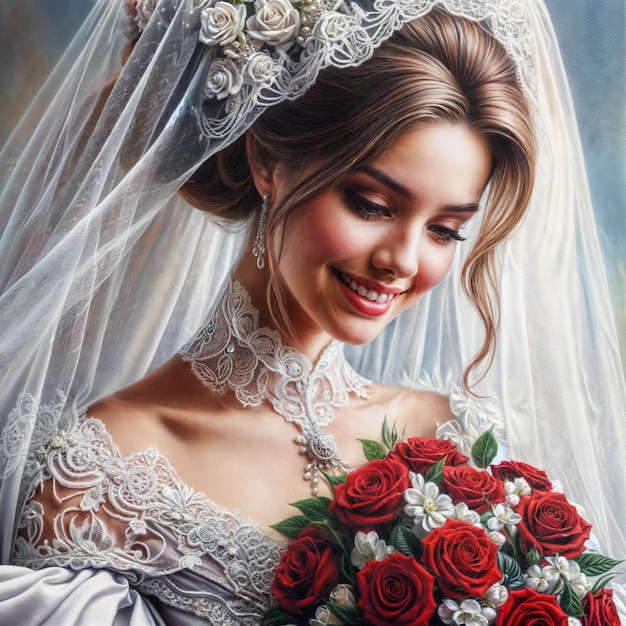 Bride portrair