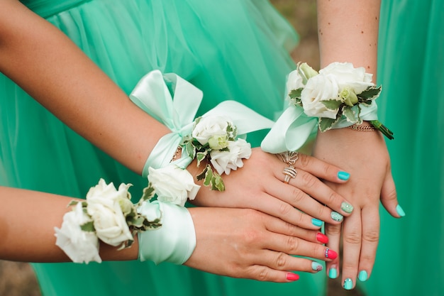 Bride wedding details