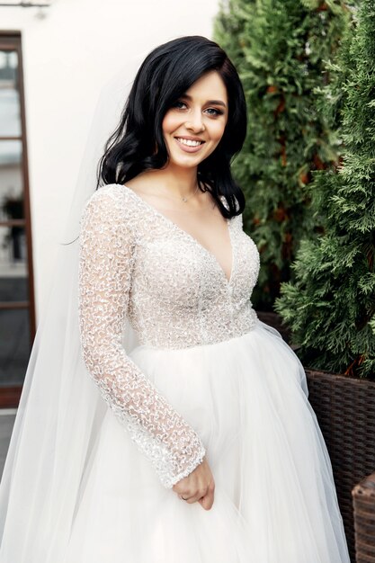 Bride in a wedding dress
