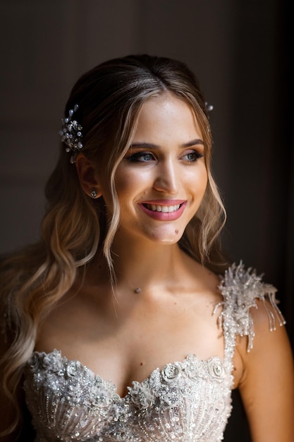 Bride in a wedding dress