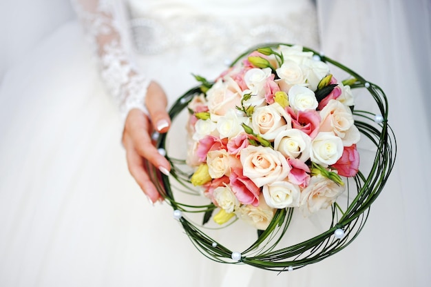 Bride with bridal bouquet Wedding Bouquet