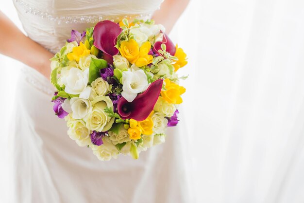 Свадебные цветы невесты