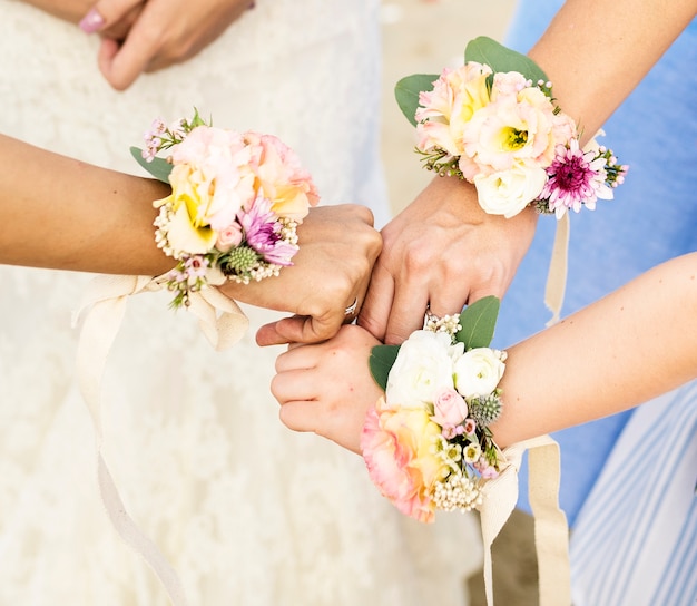 Bridesmaid corsages