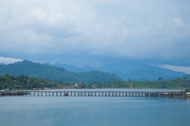 Bridge across the river.