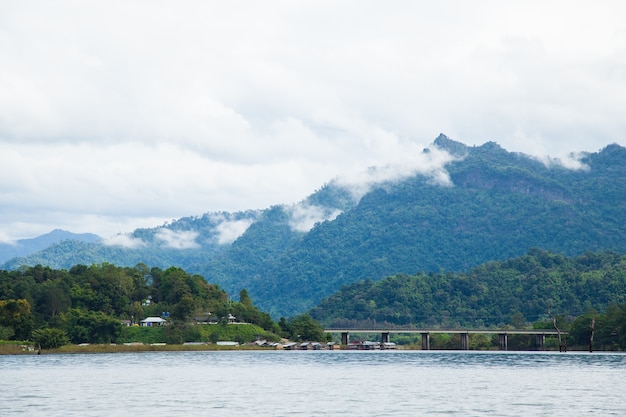 Bridge across the river.