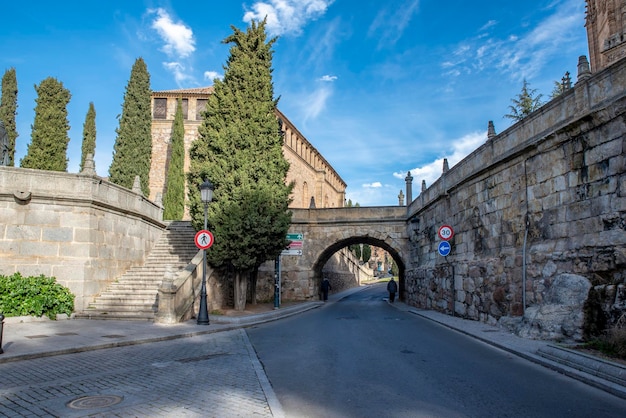 Bridge of the Arroyo de Santo Domingo next to the Dominican convent in Salamanca