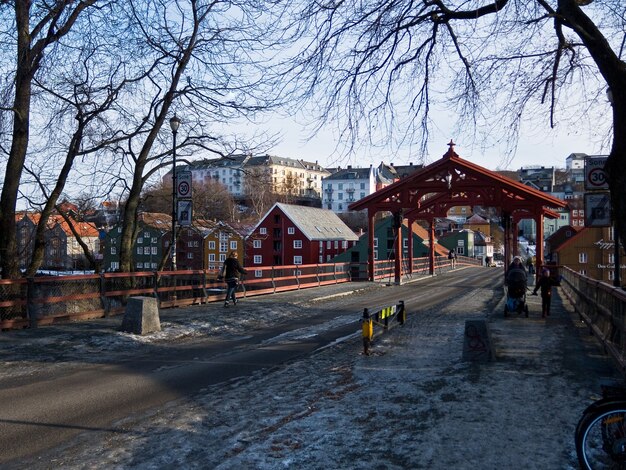 Foto ponte ghiaccio norvegia