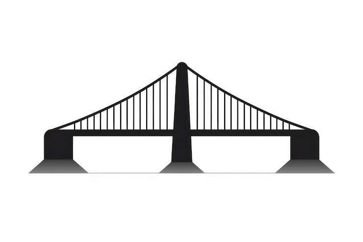 Foto bridge icon on white background ar 32 v 52 job id 5baad1e6444e4c989dca49e81f2b1303
