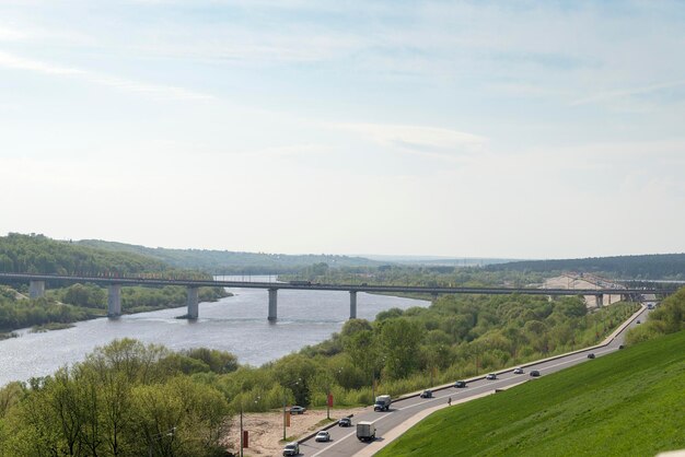 Bridge over the Oka river