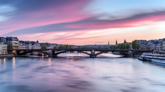 Bridge in Paris generated by AI