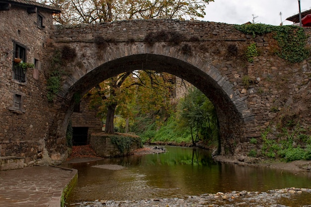 Bridge over the quiviesa river in potes