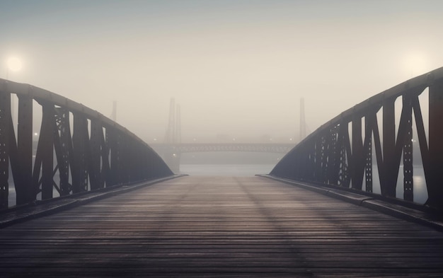 Bridge over the river and the bridge