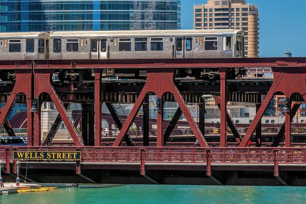 Photo bridge over river in city