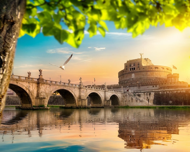 Bridge on the river Tiber