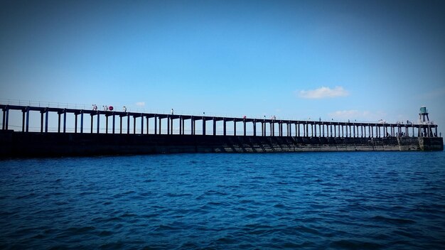 Bridge over sea