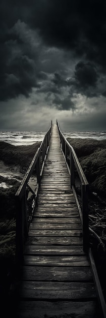 A bridge to the sea