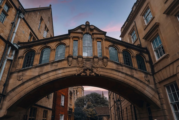 Bridge of Sighs a skyway joining two parts of Hertford College