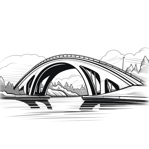 Bridge sketch hi-res stock photography and images - Alamy