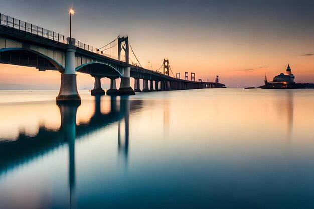 Photo a bridge that has a bridge that says quot bridge quot on it