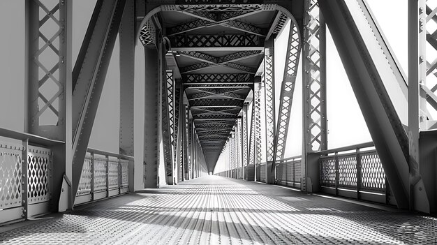 Photo a bridge that has a sign that says quot the name quot on it