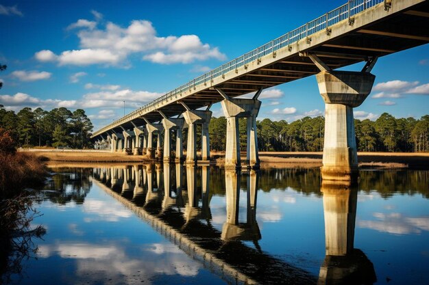 a bridge that has the word  bridge  on it