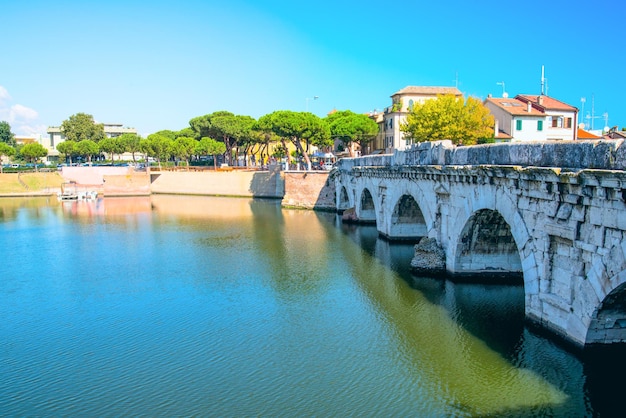 The Bridge of Tiberius in Rimini - Italy