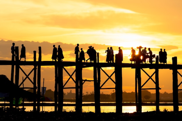 Bridge U-Bein teak is the longest.