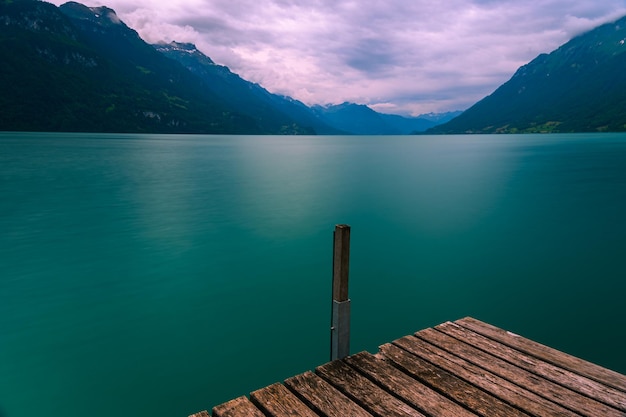 Brienzersee, Zwitserland Foto genomen met lange sluitertijd