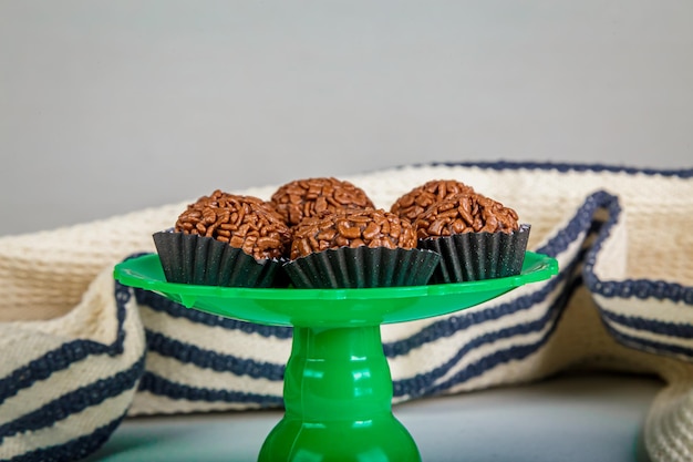 Brigadeiro Brigadier Traditioneel Braziliaans snoepje