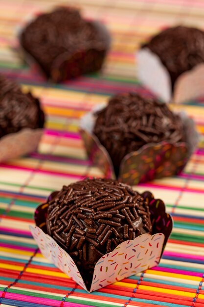 Brigadeiro een Braziliaans snoepje.