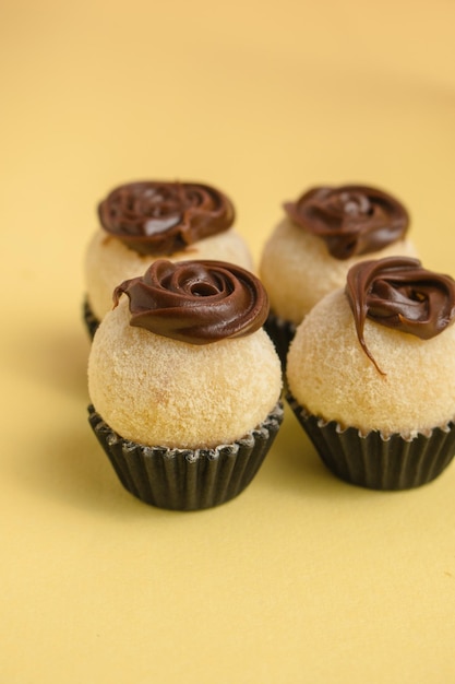 Brigadeiro Gourmet. Typical Brazilian sweet.