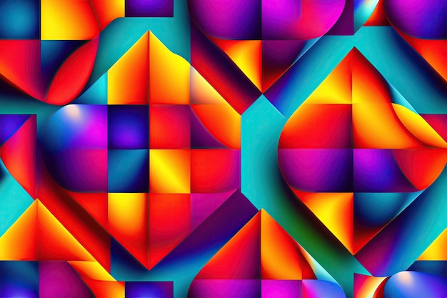 Bright abstract pattern