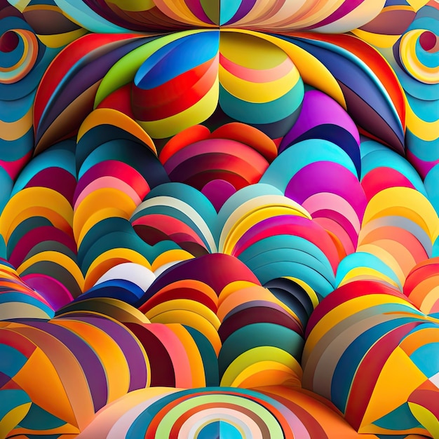 Bright abstract pattern