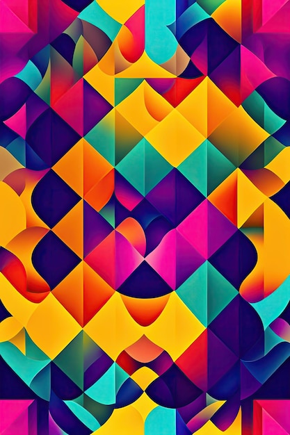 Bright abstract pattern